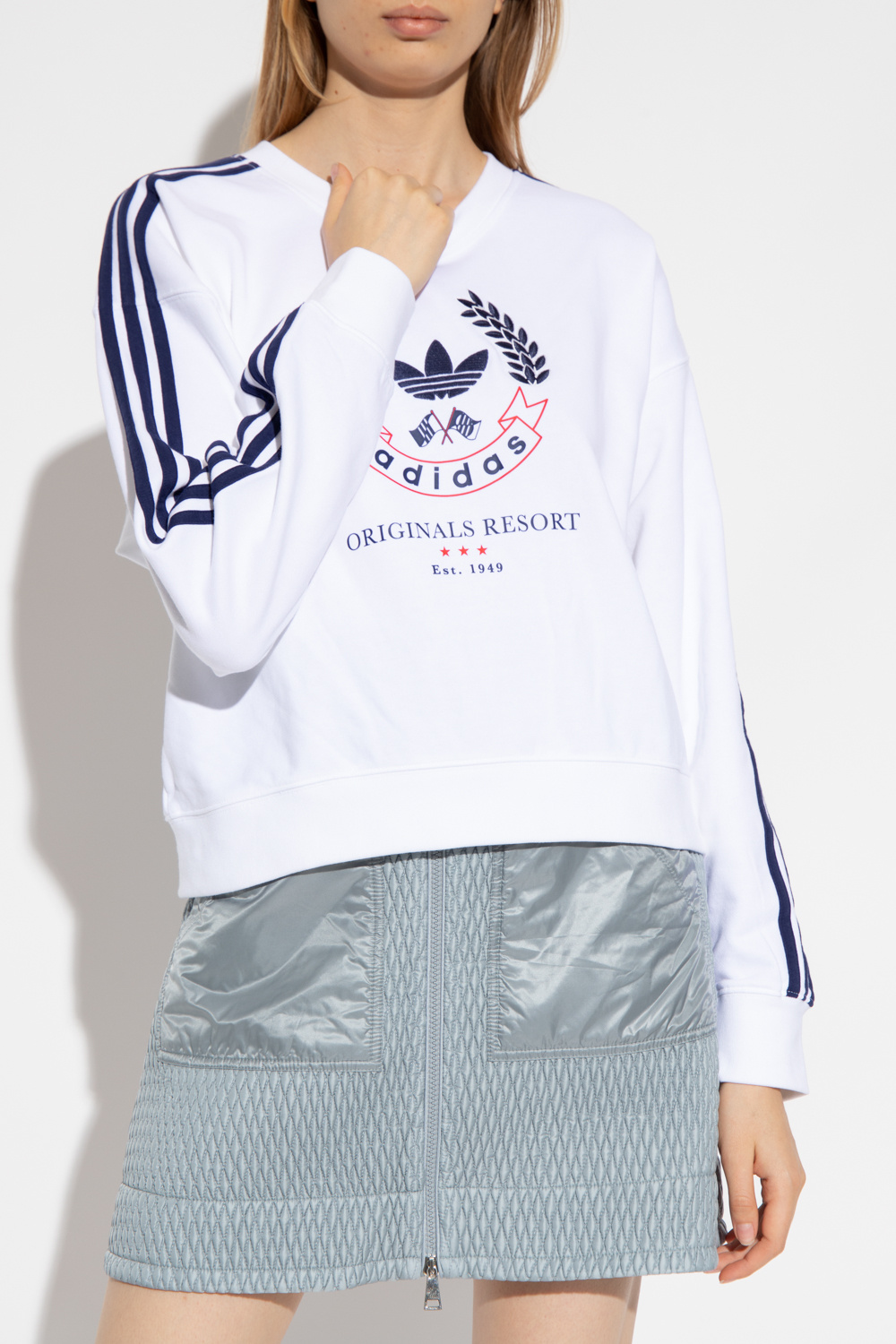 【関税・送料込み】adidas originals Point Logo Sweat Shirt Sweatshirt with logo ADIDAS Originals